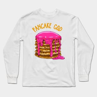 Pancake God Long Sleeve T-Shirt